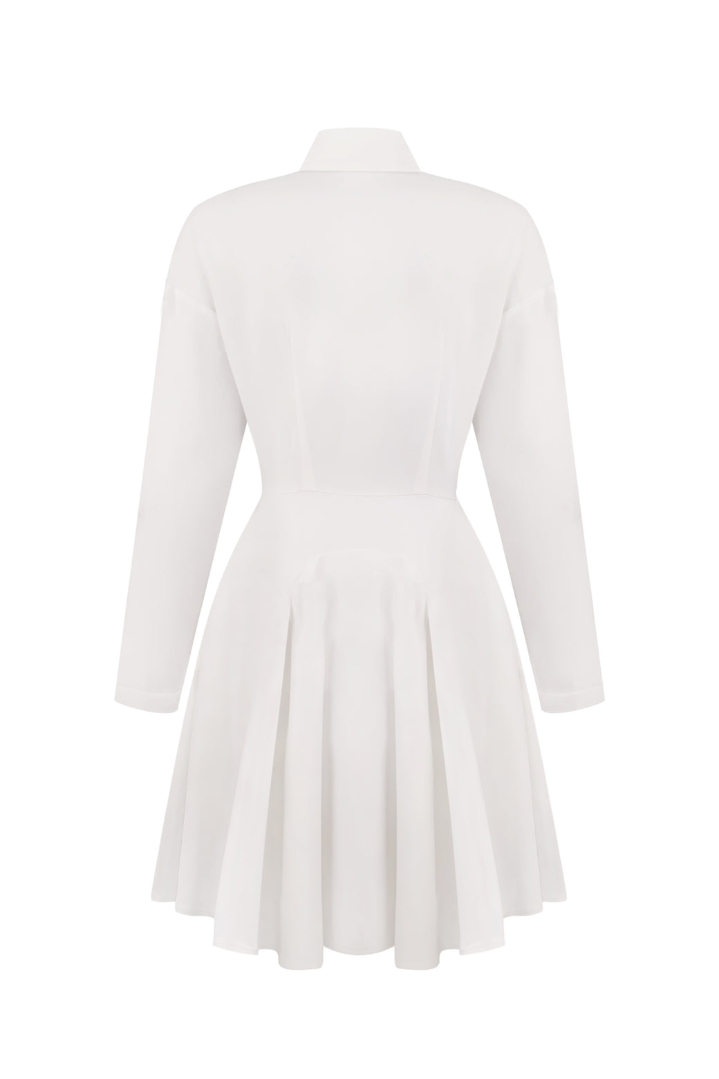 Anya White Crepe dress