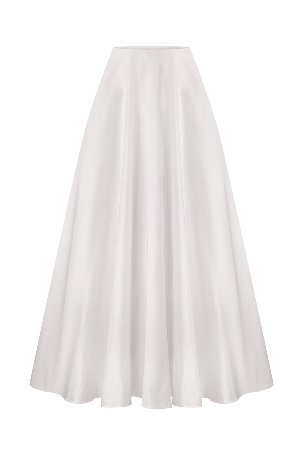 Annalise white Cotton Maxi Skirt