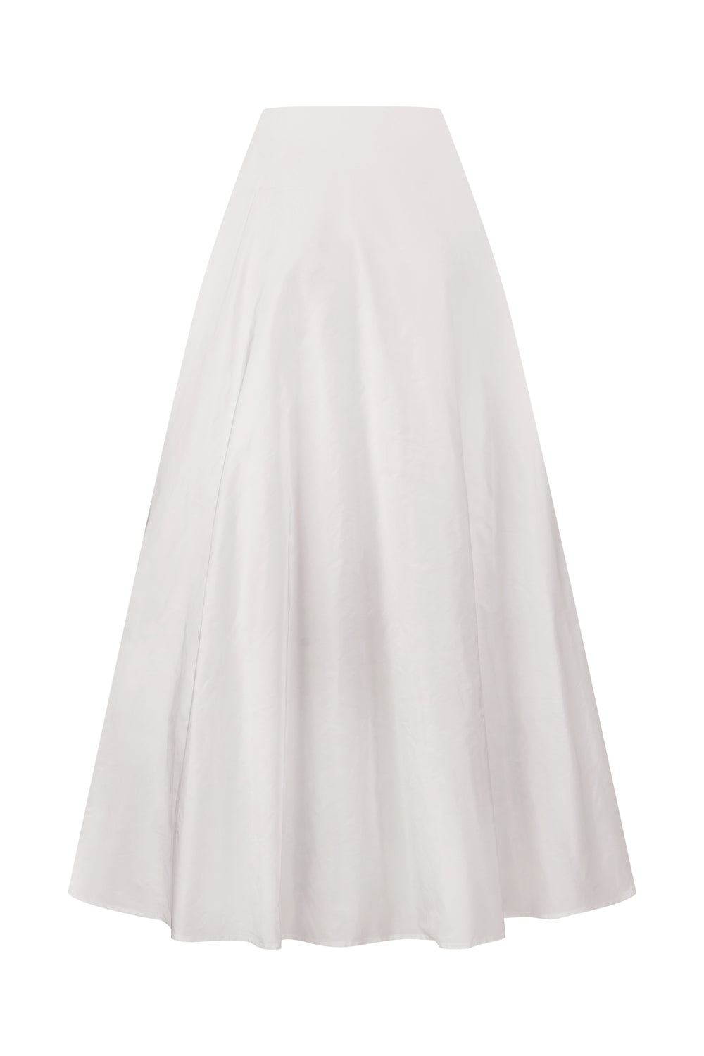 Annalise white Cotton Maxi Skirt